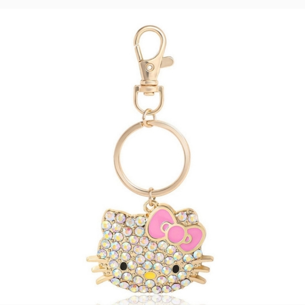 Hello Kitty Rhinestone Keychain & Pouch - Picture 7 of 7